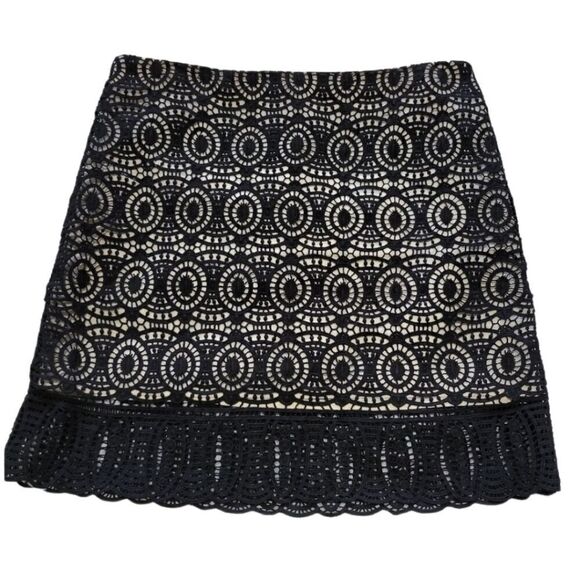 Club Monaco lace overlay skirt sz 0 - Picture 1 of 5
